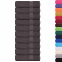 Produktbild för Handdukar FROGN 50 st antracit 50x100 cm 360 gsm