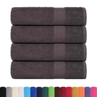 Produktbild för Badlakan FROGN 4 st antracit 100x150 cm 360 gsm