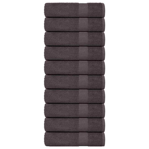 vidaXL Badlakan FROGN 10 st antracit 100x150 cm 360 gsm