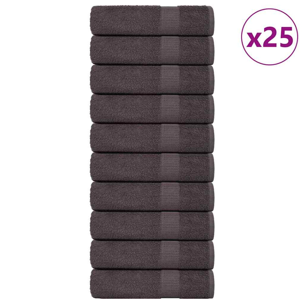 Produktbild för Badlakan FROGN 25 st antracit 100x150 cm 360 gsm