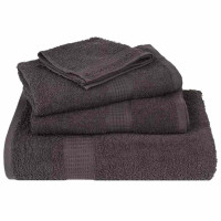Produktbild för Badlakan FROGN 25 st antracit 100x150 cm 360 gsm