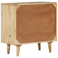Produktbild för Byrå 70x35x70 cm massivt mangoträ