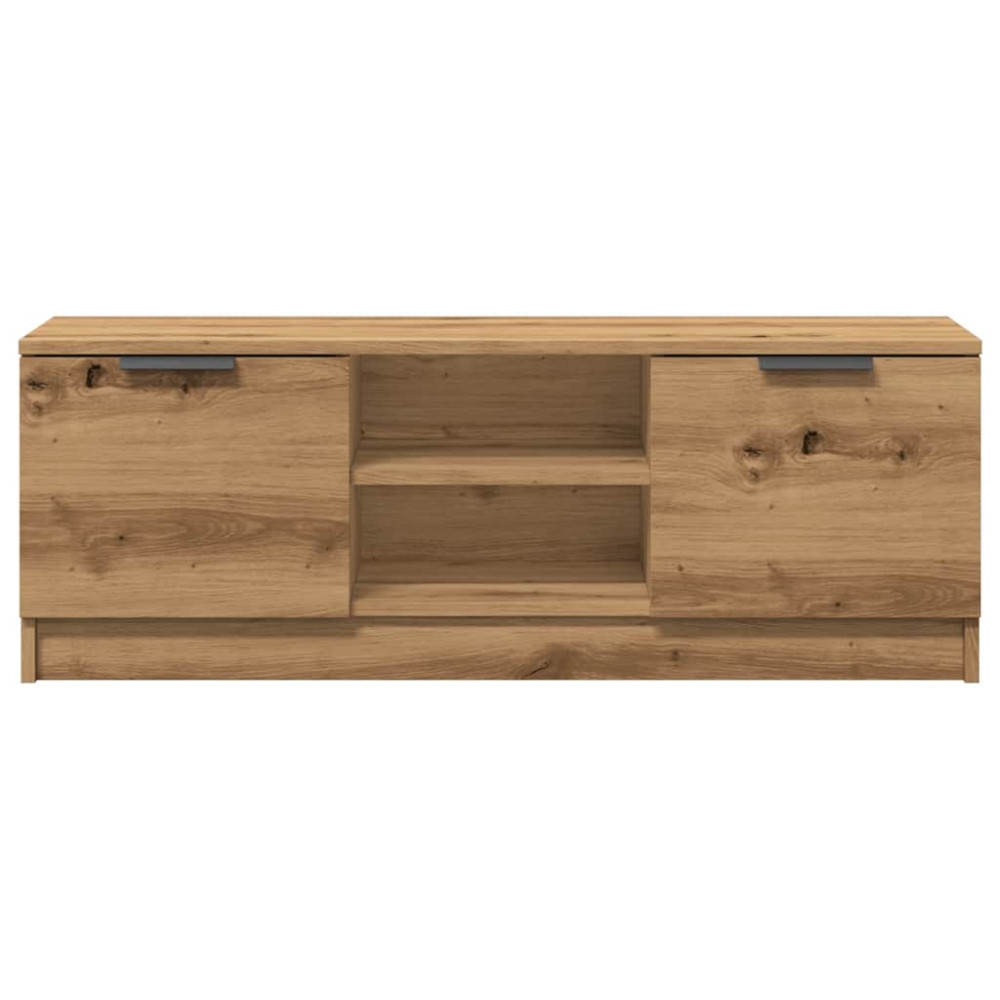 Produktbild för TV-bänk artisan ek 102x35x36,5 cm konstruerat trä