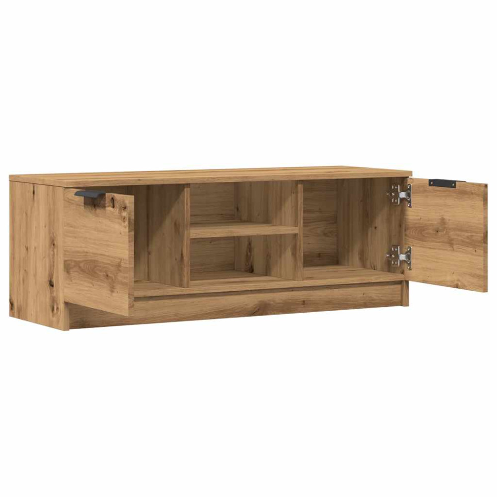 Produktbild för TV-bänk artisan ek 102x35x36,5 cm konstruerat trä