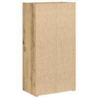 Produktbild för Bokhylla ek 40x24x77 cm konstruerat trä