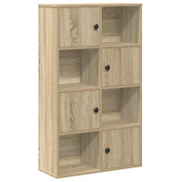 Produktbild för Bokhylla sonoma-ek 60x24x101,5 cm konstruerat trä