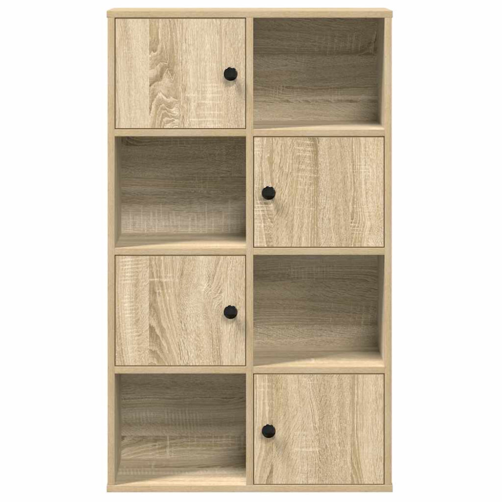 Produktbild för Bokhylla sonoma-ek 60x24x101,5 cm konstruerat trä