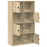 Produktbild för Bokhylla sonoma-ek 60x24x101,5 cm konstruerat trä