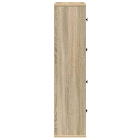 Produktbild för Bokhylla sonoma-ek 60x24x101,5 cm konstruerat trä