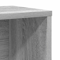 Produktbild för Bokhylla grå sonoma 60x24x101,5 cm konstruerat trä
