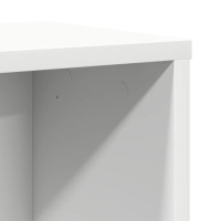 Produktbild för Bokhylla vit 60x24x85 cm konstruerat trä