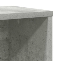 Produktbild för Bokhylla betonggrå 60x24x85 cm konstruerat trä