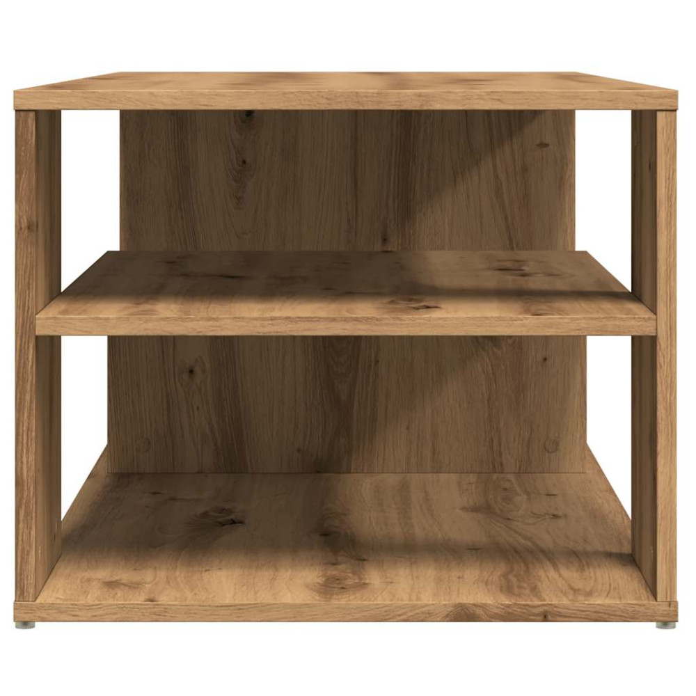 Produktbild för Soffbord artisan ek 100x50x40 cm konstruerat trä