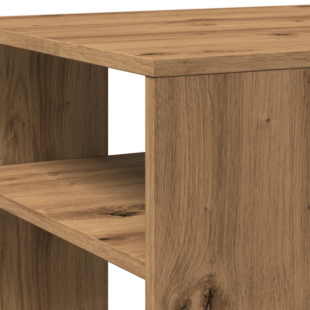Produktbild för Soffbord artisan ek 100x50x40 cm konstruerat trä