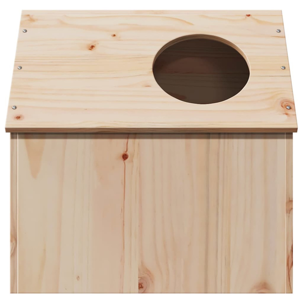 Produktbild för Katthus 41x50x50 cm massiv furu