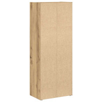 Produktbild för Bokhylla ek 40x24x102 cm konstruerat trä