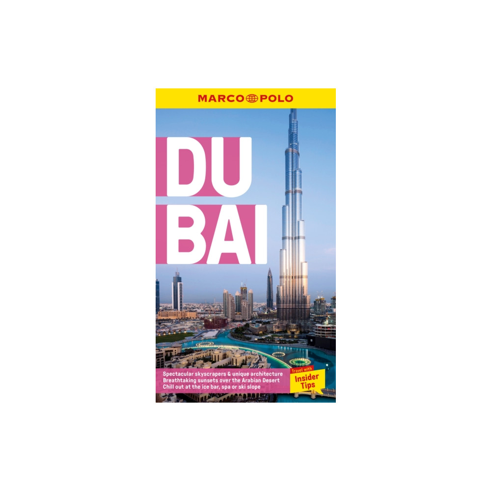 Produktbild för Dubai Marco Polo Pocket Travel Guide - with pull out map (häftad, eng)