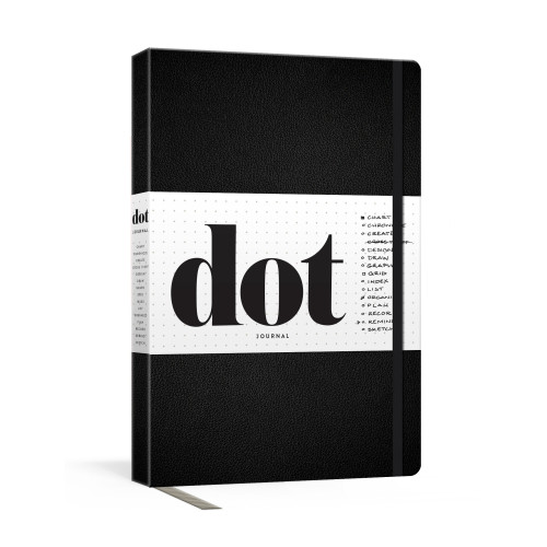 Penguin Random House US Dot Journal (Black): A dotted, blank journal for list-making, journaling, goal-setting: 256 pages with elastic closure and ribbon marker (inbunden, eng)