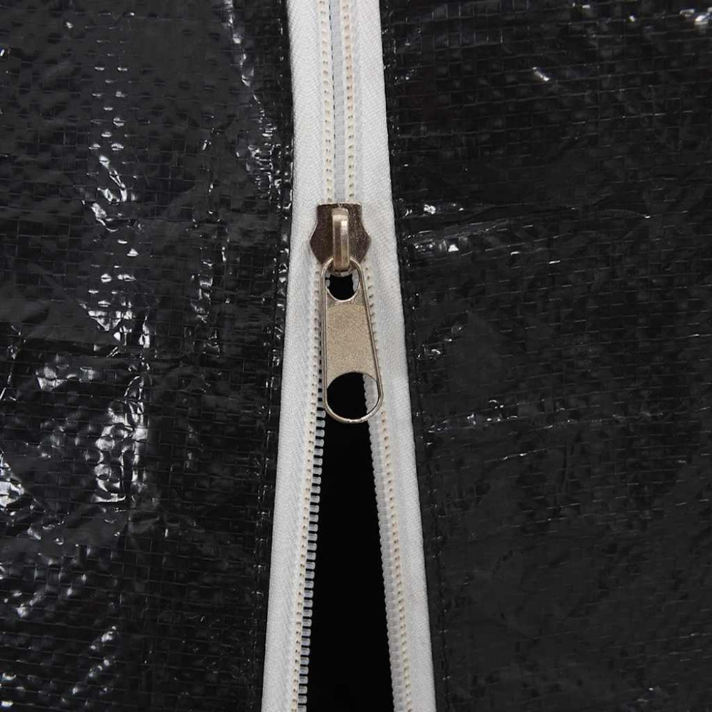 Produktbild för Vedställ med regnskydd 200,5x60,5x110,5 cm galvaniserat stål