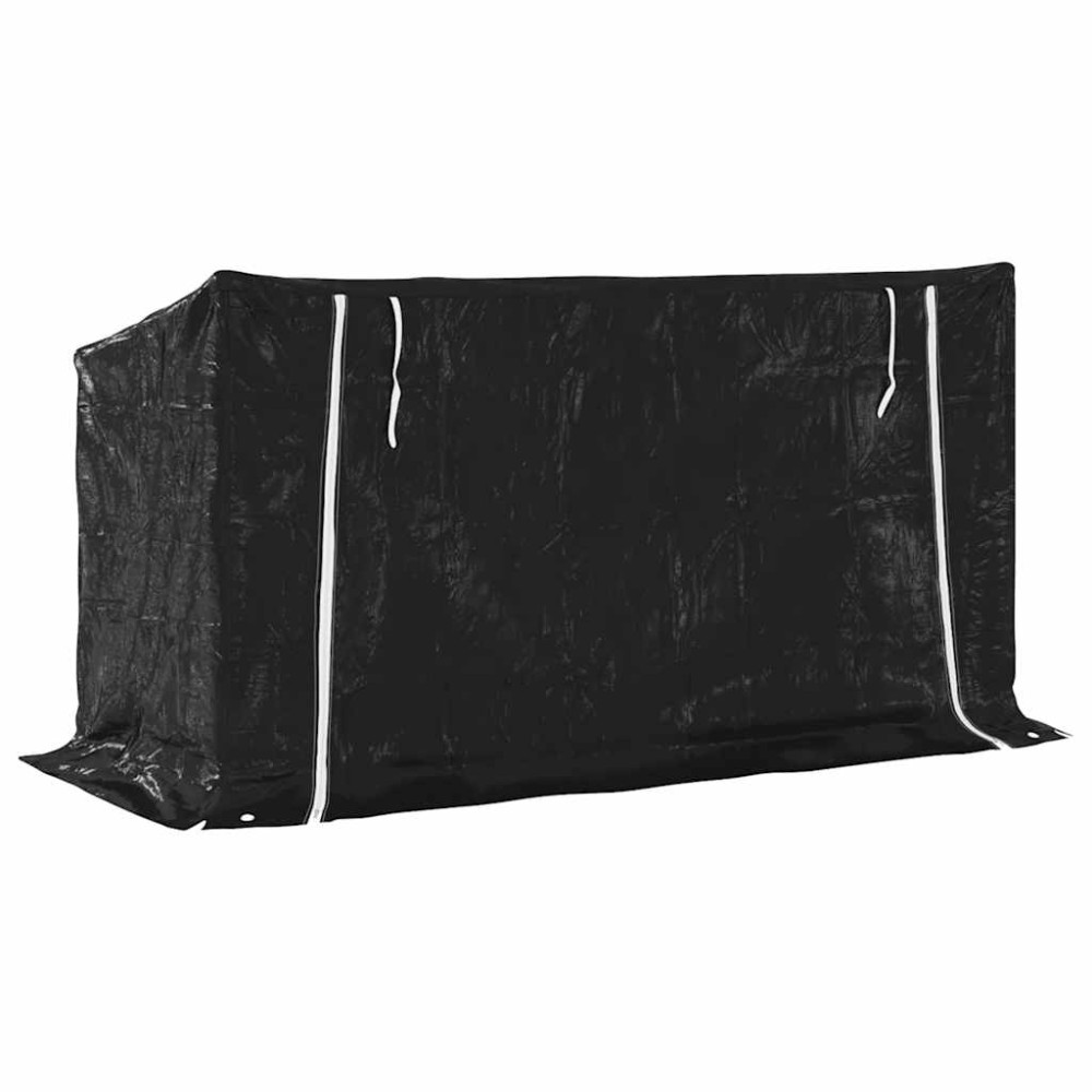 Produktbild för Vedställ med regnskydd 200,5x80,5x110,5 cm galvaniserat stål