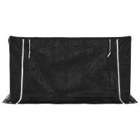 Produktbild för Vedställ med regnskydd 200,5x100,5x110,5 cm galvaniserat stål
