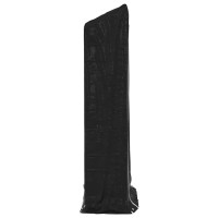 Produktbild för Vedställ med regnskydd 200,5x100,5x110,5 cm galvaniserat stål
