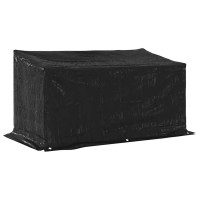 Produktbild för Vedställ med regnskydd 200,5x100,5x110,5 cm galvaniserat stål