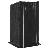 Produktbild för Vedställ med regnskydd 100x100x200 cm galvaniserat stål
