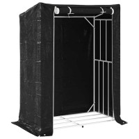 Produktbild för Vedställ med regnskydd 150x80x200 cm galvaniserat stål
