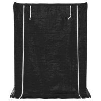 Produktbild för Vedställ med regnskydd 150x80x200 cm galvaniserat stål