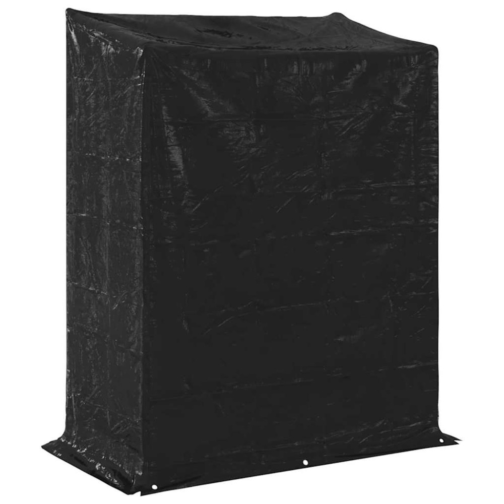 Produktbild för Vedställ med regnskydd 150x80x200 cm galvaniserat stål