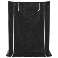 Produktbild för Vedställ med regnskydd 150x100x200 cm galvaniserat stål