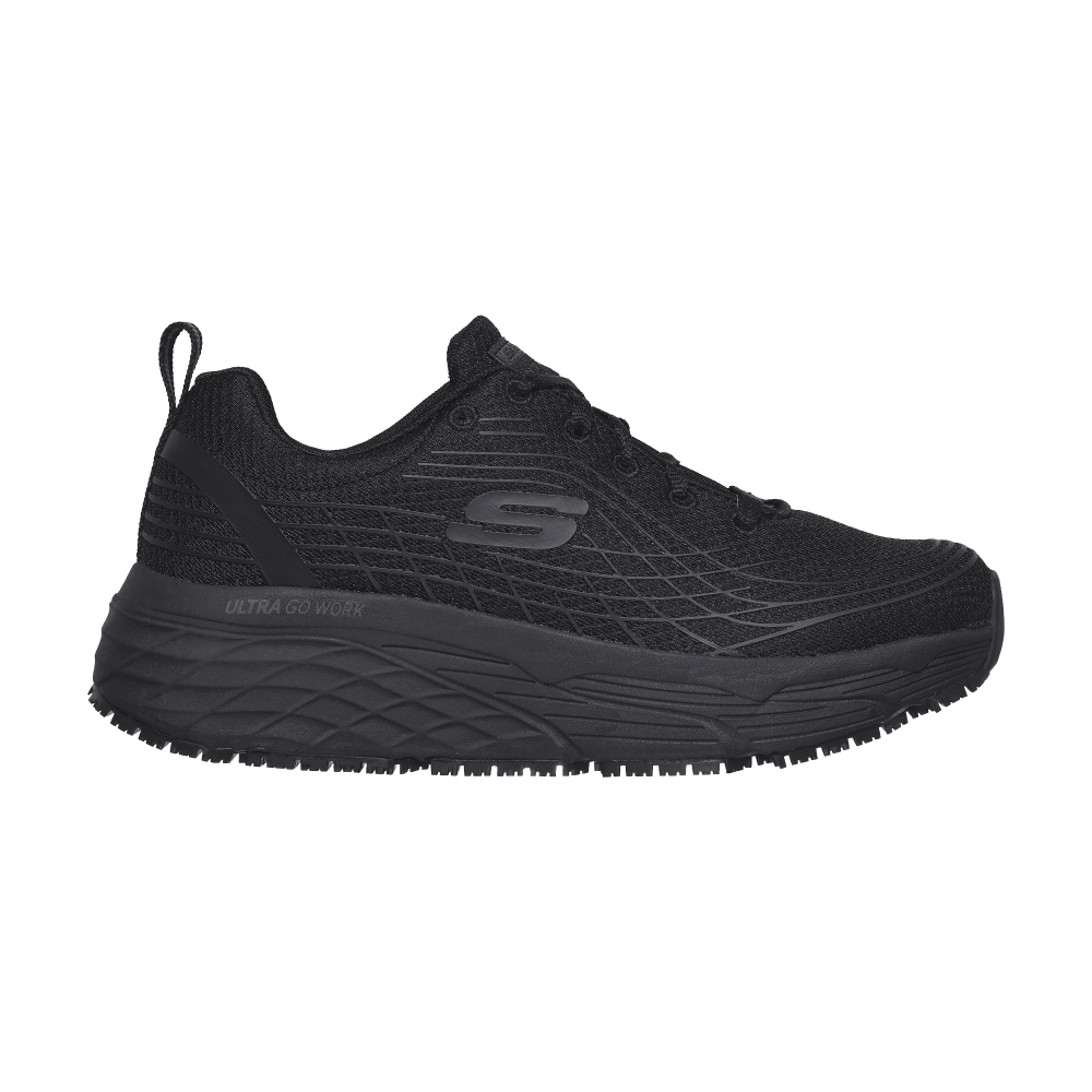 Produktbild för Max Cushioning Work Shoe w Black Female