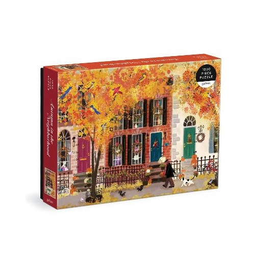 MacMillan Ltd NON Books Autumn in the Neighborhood 1000 Piece Puzzle