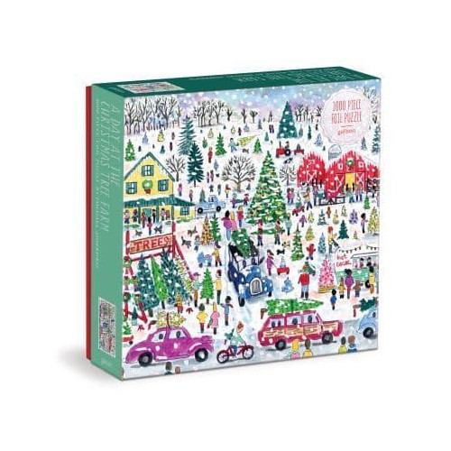 MacMillan Ltd NON Books Michael Storrings Christmas Tree Farm 1000 Piece Foil Puzzle