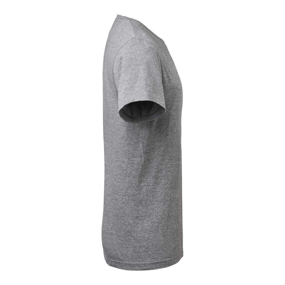 Produktbild för Basic T-shirt Medium greymelange Unisex
