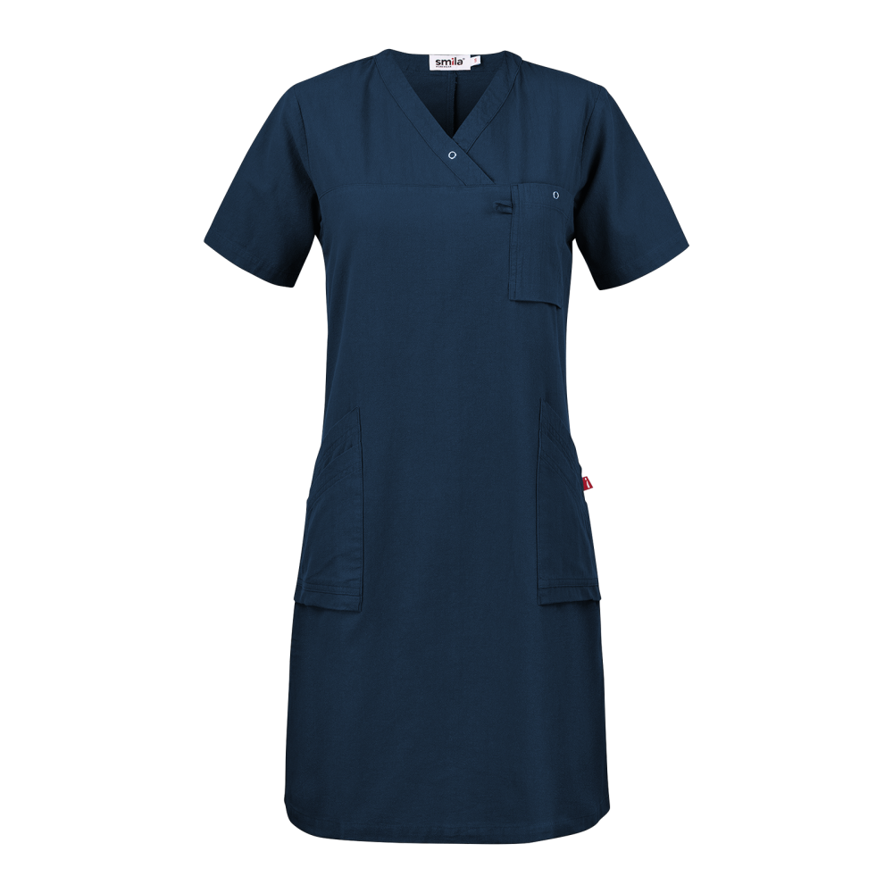 Produktbild för Cajsa Dress w Navy Female