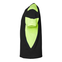 Produktbild för 210 T-shirt Black/fluorescent yellow Male
