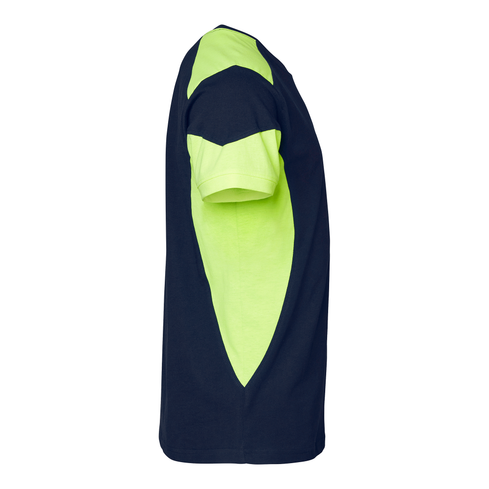 Produktbild för 210 T-shirt Navy/fluorescent yellow Male