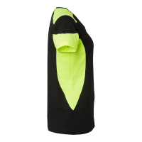 Produktbild för 211 T-shirt w Black/fluorescent yellow Female