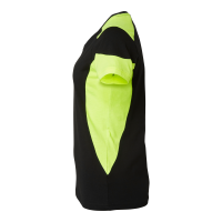 Produktbild för 211 T-shirt w Black/fluorescent yellow Female
