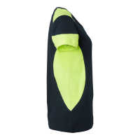 Produktbild för 211 T-shirt w Navy/fluorescent yellow Female