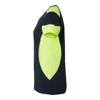 Produktbild för 211 T-shirt w Navy/fluorescent yellow Female