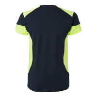 Produktbild för 211 T-shirt w Navy/fluorescent yellow Female