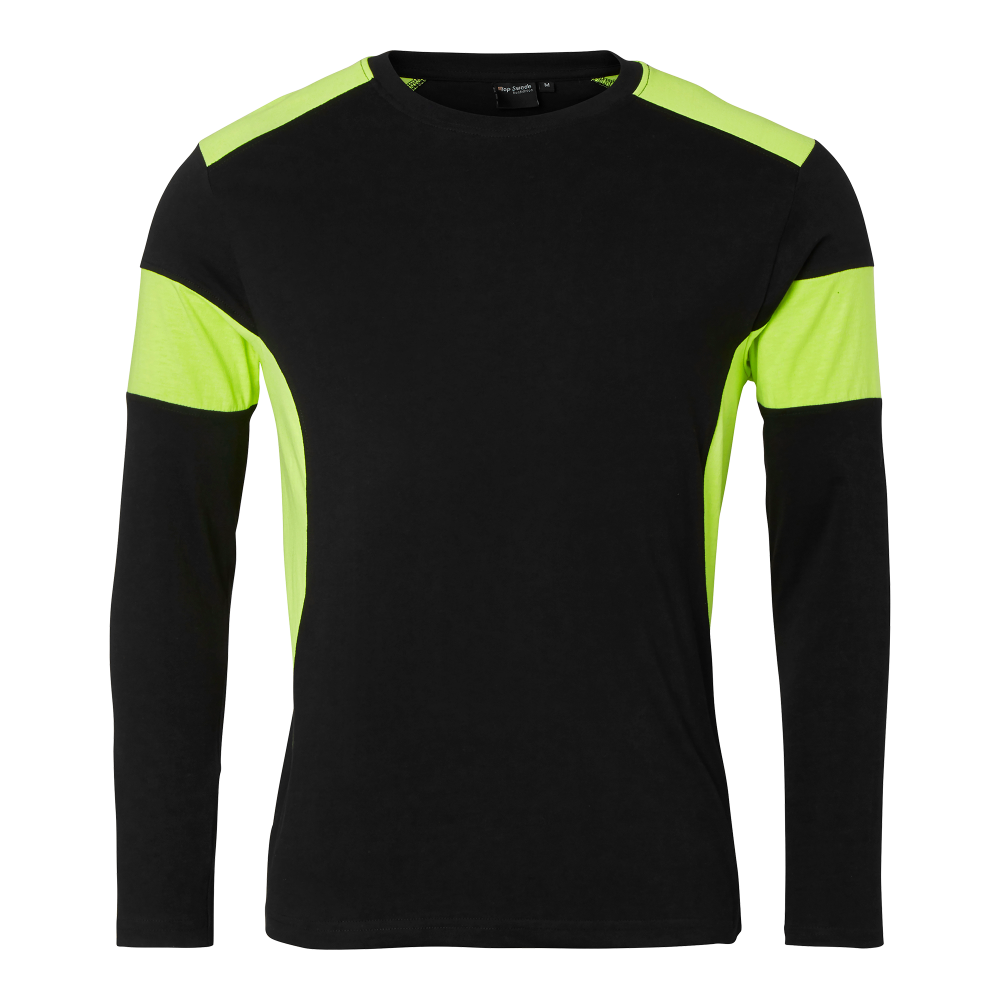 Produktbild för 212 T-shirt Black/fluorescent yellow Unisex