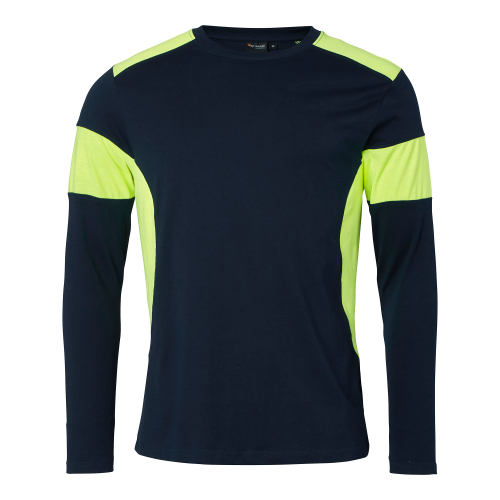 Top Swede 212 T-shirt Navy/fluorescent yellow Unisex