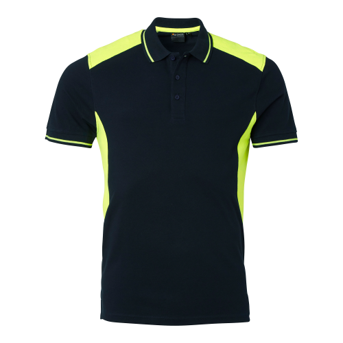 Top Swede 213 Polo Navy/fluorescent yellow Male