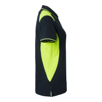 Produktbild för 214 Polo w Navy/fluorescent yellow Female