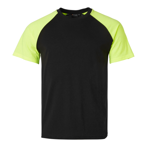 Top Swede 225 T-shirt Black/fluorescent yellow Unisex
