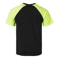 Produktbild för 225 T-shirt Black/fluorescent yellow Unisex